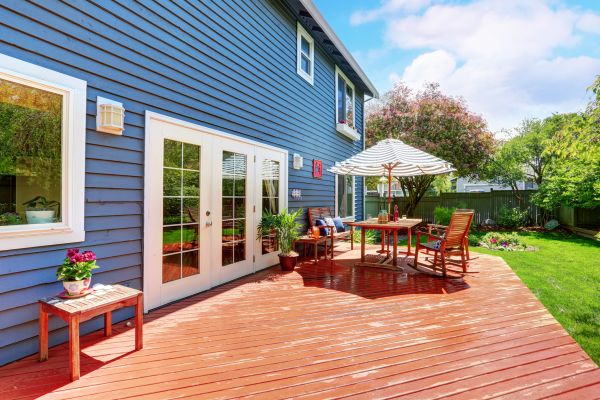 Blue Siding Installation in Lakeville