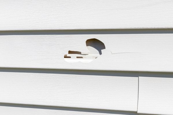 Cost of White Vinyl Siding Repair in Lakeville