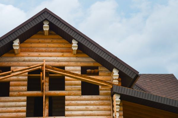 Log Home Siding Installation in Lakeville
